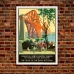 Vintage Travel Poster - 4th Bridge Flying Scotsman
